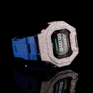 Montre Homme de Luxe Starspire Jewels à Mouvement Automatique Quartz ETA, Moissanite VVS, Style Business Hip Hop, Métal Givré et Bracelet Caoutchouc - Product Image 5