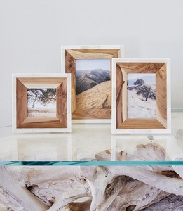 Luxury Marble & Metal Gold Trim <b>Photo</b> <b>Frame</b> Handmade Rectangle Tabletop Display <b>Frame</b> Custom Home Office Decor - Product Image 4