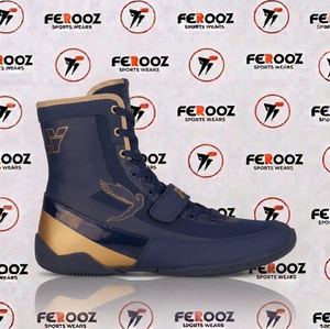 Bottes d'entraînement pour le fitness de combat avec ajustement ergonomique, zone de protection renforcée des orteils et semelle à contact flexible au sol - Product Image 3
