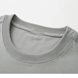 Camiseta clásica de manga corta para hombre, camiseta lisa transpirable de cuello redondo Unisex de algodón con sensación fresca de verano personalizada de Color naranja - Product Image 3