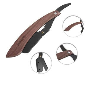 Meilleure entreprise Pissco pour le couteau à raser pliant en acier inoxydable avec lame droite, rasoir de barbier, rasoir droit - Product Image 6