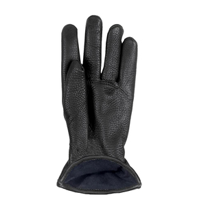 Gants en cuir grainé robustes – Doublure chaude et douce en peluche pour temps froid – Cuir véritable durable pour la conduite et les activités tactiques - Product Image 3