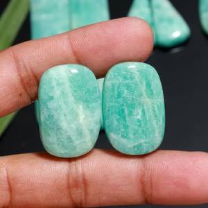 Auténtica Piedra Natural de Amazonita |   Piedras Semipreciosas Pulidas a Mano |   15-25mm Formas Mixtas 100g |   Diseño de Joyería de Moda |   Artesanía - Product Image 4