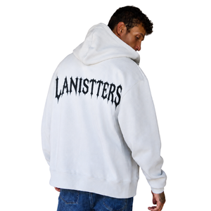 Custom Men Full Zip <b>Hoodie</b> <b>Lightweight</b> Hooded Sweatshirt With Split Kangaroo Pockets Front Back Logo Casual Apparel Manufacturer - Product Image 2