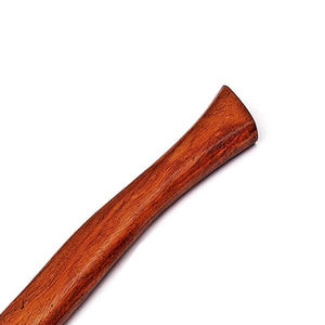Tomahawk de Acero de Damasco con Mango de Madera, Hoja de 3 5/8 Pulgadas, Funda de Cuero, Garantía de 3 Años para Uso de Supervivencia - Product Image 2