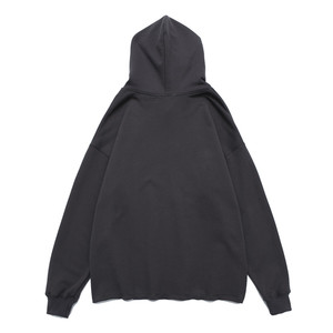Sudadera con Capucha Extra Grande para Hombre, Color Sólido, 100% Algodón Felpa, Corte Regular, Invierno, Impermeable, Estilo Urbano Ecológico - Product Image 5