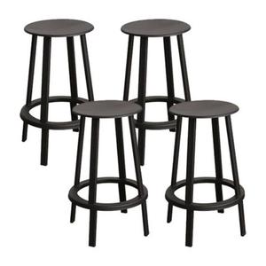 <b>Vintage</b> Industrial Metal <b>Stool</b> With Comfortable Seat And Long Lasting Powder Coated Finish For Home Decor - Product Image 3