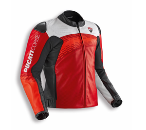 Ducati Motorcycle C7 Leather <b>Racing</b> <b>Jacket</b> Ducati Style Biker <b>Jacket</b> Full Sleeve Motorbike cowhide leather <b>jacket</b> - Product Image 1