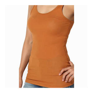 Camiseta sin mangas para mujer, camisetas sin mangas cortas para mujer, camisetas sin mangas acanaladas de alta calidad y transpirables - Product Image 2