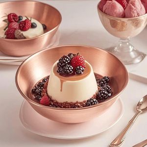 Tazón Tradicional de Cobre Puro de Doble Capa, Utensilios de Cocina de Cobre Grueso Hechos a Mano, Tazón para Servir Cereales y Arroz - Product Image 3