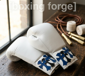 Guantes de Entrenamiento de Boxeo Profesional |   Cuero de Primera Calidad |   Logotipo Personalizado OEM |   8-16 onzas |   Suministro al por Mayor |   BOXING FORGE |   Cierre de Tirón - Product Image 4