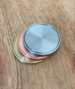 Disque rond vierge en laiton et cuivre pour gravure laser, estampage de logo personnalisé, étiquettes métalliques personnalisées, artisanat DIY - Product Image 1