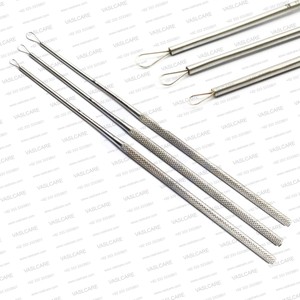 Kit de 5 Piezas para la Eliminación de Cera de Oídos, Incluye Cureta de Acero Inoxidable, Lazo para Extraer Cera y Tijeras de Precisión para Eliminar Pelo del Oído, Marca Vaslcare - Product Image 3