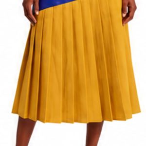 Women Pleated <b>Skirt</b> High Waist A Line Midi <b>Skirt</b> Elegant Flowy Casual Fashion Bottom Comfortable Custom Wholesale Ladies Apparel - Product Image 5