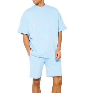 Conjunto Deportivo de Verano para Hombre, de Secado Rápido, con Camiseta de Manga Corta y Pantalones Cortos Deportivos - Product Image 6