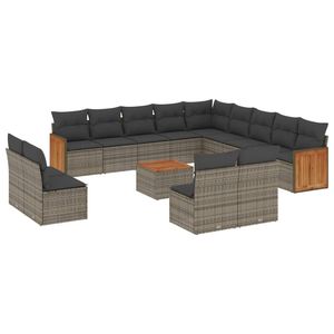 Conjunto de Sofás Grises para Jardín - Product Image 2