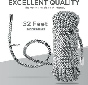 Wholesale 8mm Nylon <b>Rope</b> Heavy Duty Twisted <b>Rope</b> for Industrial Construction Agriculture Farming Use Strong Flexible Durable - Product Image 2