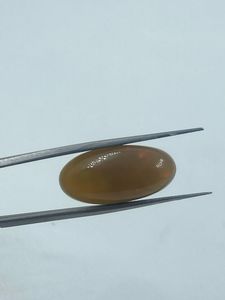 Opale naturelle de qualité supérieure, coupe ovale, pierre précieuse non montée, 15,34 carats, 12,50x25 mm, pour la fabrication de bijoux, polie - Product Image 1