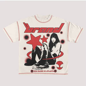 เสื้อยืดวินเทจผู้ชายราคาประหยัด ผ้าฝ้ายระบายอากาศได้ดี น้ำหนักปานกลาง สไตล์โดดเด่น ทรงหลวม - Product Image 2