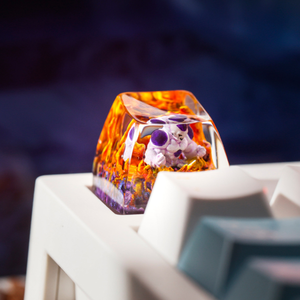 Keycaps Mystiques Anime, Keycaps Artisanaux Personnalisés, Keycaps Anime Mignons, Keycaps Verts, Ensemble de Keycaps, Keycaps en Résine - Product Image 4