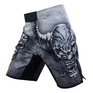 Shorts de boxe unisexes professionnels, impression de logo personnalisée, polyester/coton doux de haute qualité, couleurs et tailles personnalisées - Product Image 4