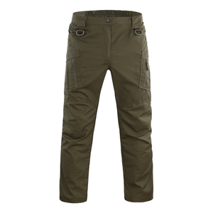 Nouveauté : Pantalon cargo pour homme avec cordon de serrage et taille élastique, poches à rabat, style streetwear, coupe ample, pour la randonnée, les aventures en plein air et le style décontracté - Product Image 4