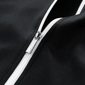Wholesale Custom Unisex Streetwear Sweat Suit 360 Grams Lightweight Breathable <b>Polyester</b> Cotton Hooded Rhinestone Spring Casual - Product Image 4