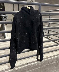 เสื้อฮู้ดดี้ผู้ชายไซส์ใหญ่ ผ้าฝ้าย 100% ปักลายโลโก้ได้ตามสั่ง สีพื้นเรียบ ไม่หด ไม่ยับ แบบสวมหัว ขายส่ง - Product Image 6