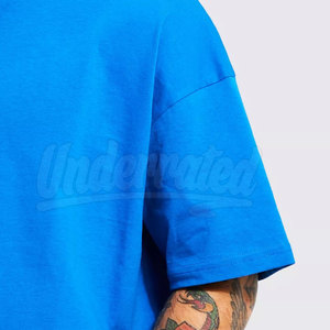 T-shirts surdimensionnés personnalisés pour hommes – Coton durable, coupe ample, manches courtes, vêtements décontractés urbains, col rond – Fabrication en gros - Product Image 5