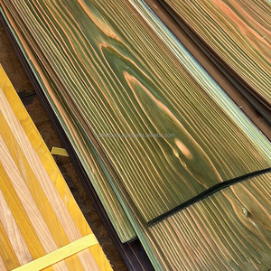 Placage de cèdre japonais Uguisu teinté haute pression breveté IRODORITAI VC-01-U, texture lisse, coupé en tranches, plusieurs longueurs - Product Image 3