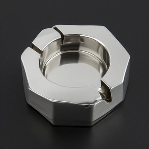 Square Metal Cigar Ashtray Classic Design Durable Finish for Smoking Accessories - Product Image 2