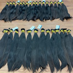 Extensiones de Cabello Virgen 100% Sin Procesar de un Solo Donante, Doble Trama, Cutícula Completa Alineada, Precio de Fábrica, 8-26 Pulgadas, Más Vendidas - Product Image 1