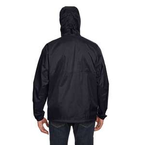 Veste d'hiver imperméable 100% polyester pour homme, logo imprimé, couleur attrayante, col doux uni, poches élégantes, nouvelle mode. - Product Image 6