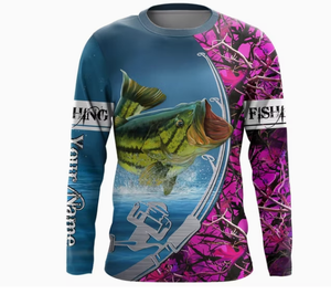 Chemise de sport à manches longues avec impression par sublimation intégrale, de haute qualité, vente en gros, vêtements de pêche pour hommes, chemise de pêche personnalisée - Product Image 6