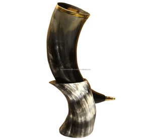 Auténtico Cuerno Vikingo para Beber Cerveza, Cuerno Natural de Buey/Vaca Pulido de Alta Calidad, Tallado Artesanalmente, Náutico, Ecológico y Personalizable - Product Image 3