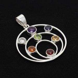 NIKHIL GEMS จี้รูปหัวใจวินเทจทำมือจากคุนไซต์ เงินแท้ชุบทอง พร้อมสร้อยคอปรับขนาดได้ รับรองโดยบุคคลที่สาม - Product Image 3