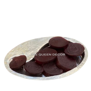 High Quality Vintage Aluminum Metal round Bowl Shinny Polished Hammered Texture Free Decorative Bowl for Parties - Product Image 1