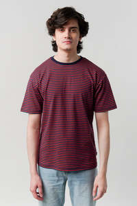 Camiseta de Manga Corta para Hombre, Corte Regular, Cuello Redondo, Tejido de Punto, 100% Algodón, Impresión Serigráfica, Formal, Ecológica - Product Image 2