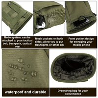 Pochette de dépose pour magazines, pochettes tactiques Molle, sac banane utilitaire EDC, pochette de ceinture pour équipement médical de premiers secours, pour kit d'accessoires de chasse