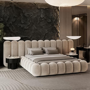 आधुनिक शैली डबल वाइड पियानो शैली किंग आकार बेडरूम या शादी के आधुनिक समकालीन डिजाइन के लिए - Product Image 2