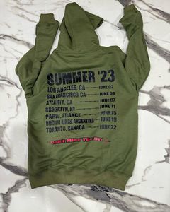Sweat à capuche zippé personnalisé pour homme, style streetwear décontracté, coupe oversize, en molleton 100% coton de haute qualité, collection hiver 2026, vente en gros - Product Image 2