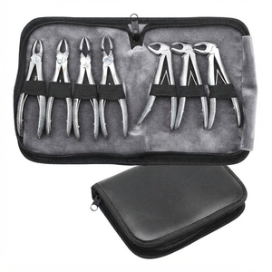 Kit de forceps d'extraction à succès, ensemble de 7 pièces, instruments de chirurgie générale, manuels, en acier inoxydable allemand, Classe II OPTITECH - Product Image 2