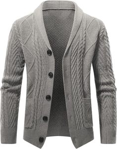 Pull en tricot pour homme à marque privée, pull d'hiver, tissu doux et chaud, manches longues, décontracté, tendance, confortable - Product Image 1