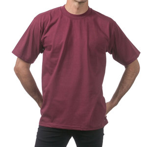 เสื้อยืดผู้ชายทรงหลวม ออกแบบเองได้ตามต้องการ ผ้าฝ้าย 100% แขนสั้น คอกลม ทรงทางการ ป้องกันขนร่วง รับทำโลโก้ OEM - Product Image 4