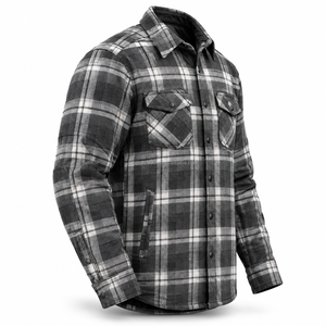Motorbike <b>Flannel</b> Shirt With Kevlar Lining Featuring Durable Stitching Soft <b>Flannel</b> Fabric & Comfortable Construction For Riders - Product Image 2