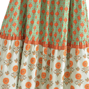 Vestido Mini Estampado para Mujer, Vestido Casual de Verano con Corte en A - Product Image 4