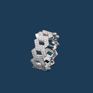 Beautiful Cross <b>Ring</b> with Lab Grown Diamond and Moissanite Rose Gold Plated Jewelry for Special Occasions - Product Image 1
