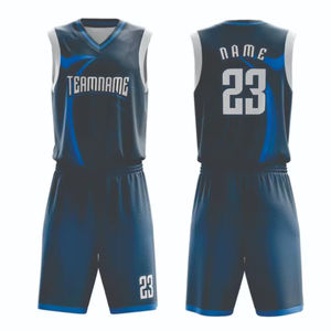 Uniforme de basket-ball personnalisé de haute qualité, vêtements de sport respirants, ensemble maillot sans manches et short, fournisseur d'uniformes de basket-ball en gros - Product Image 2