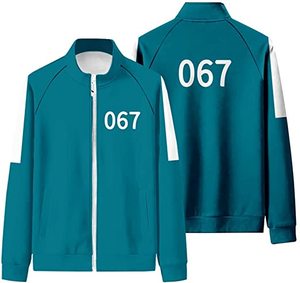 ชุดวอร์มสีเขียวอมฟ้าแบบ unisex เสื้อแจ็คเก็ตมีฮู้ดพร้อมเชือกผูก กางเกงเข้าชุด สีพื้น พิมพ์ลายดิจิทัล ระบายอากาศได้ดี น้ำหนักเบา ผลิตจากผ้าฟลีซ - Product Image 4