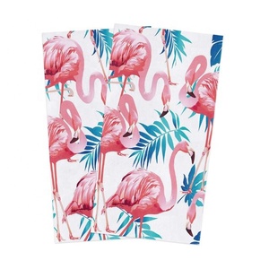Servilletas de Algodón Bordadas con Diseño Clásico Mediterráneo de Flamencos, Ideales para Cena, Boda, Postre, Fiesta, Cocina o Golf, 2026 - Product Image 1